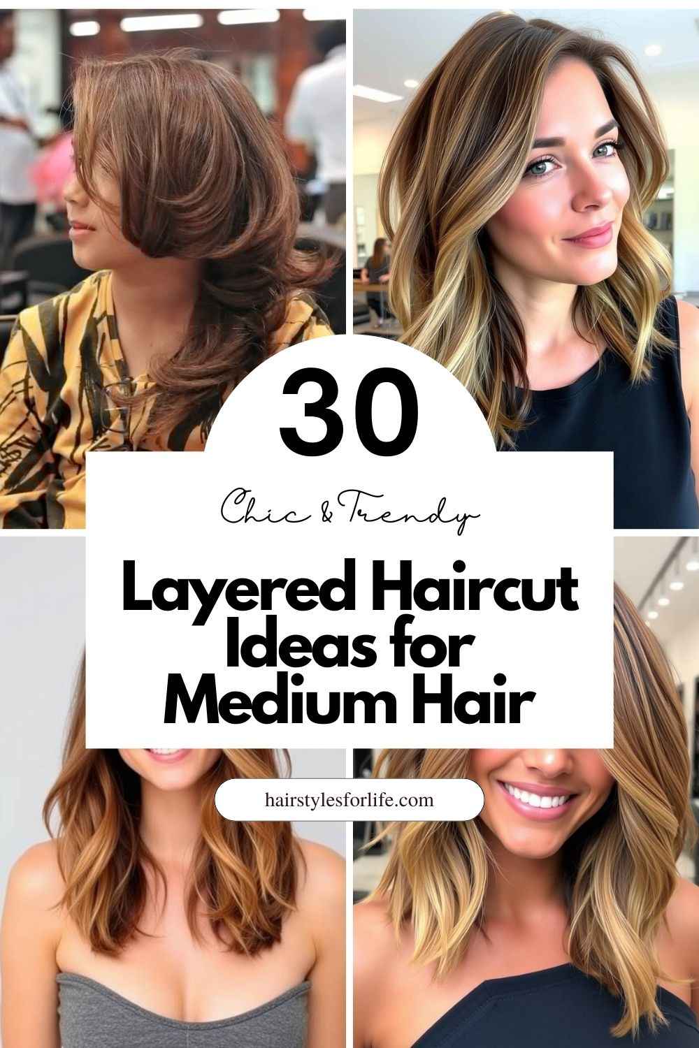 Layered Haircut Ideas for Medium Hair