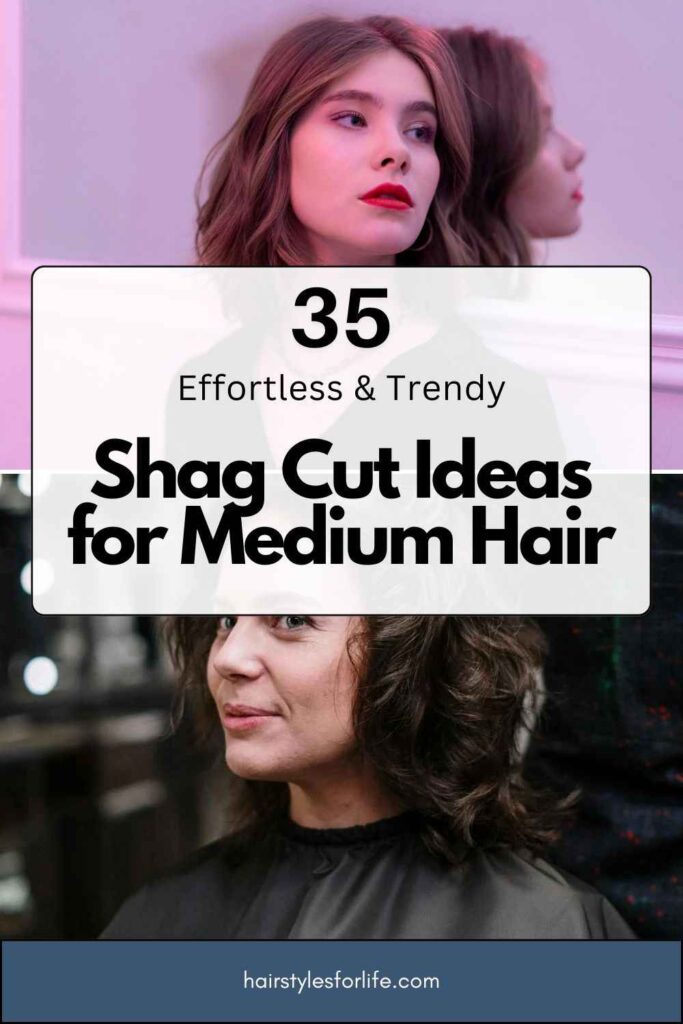 Shag Cut Ideas for Medium Hair