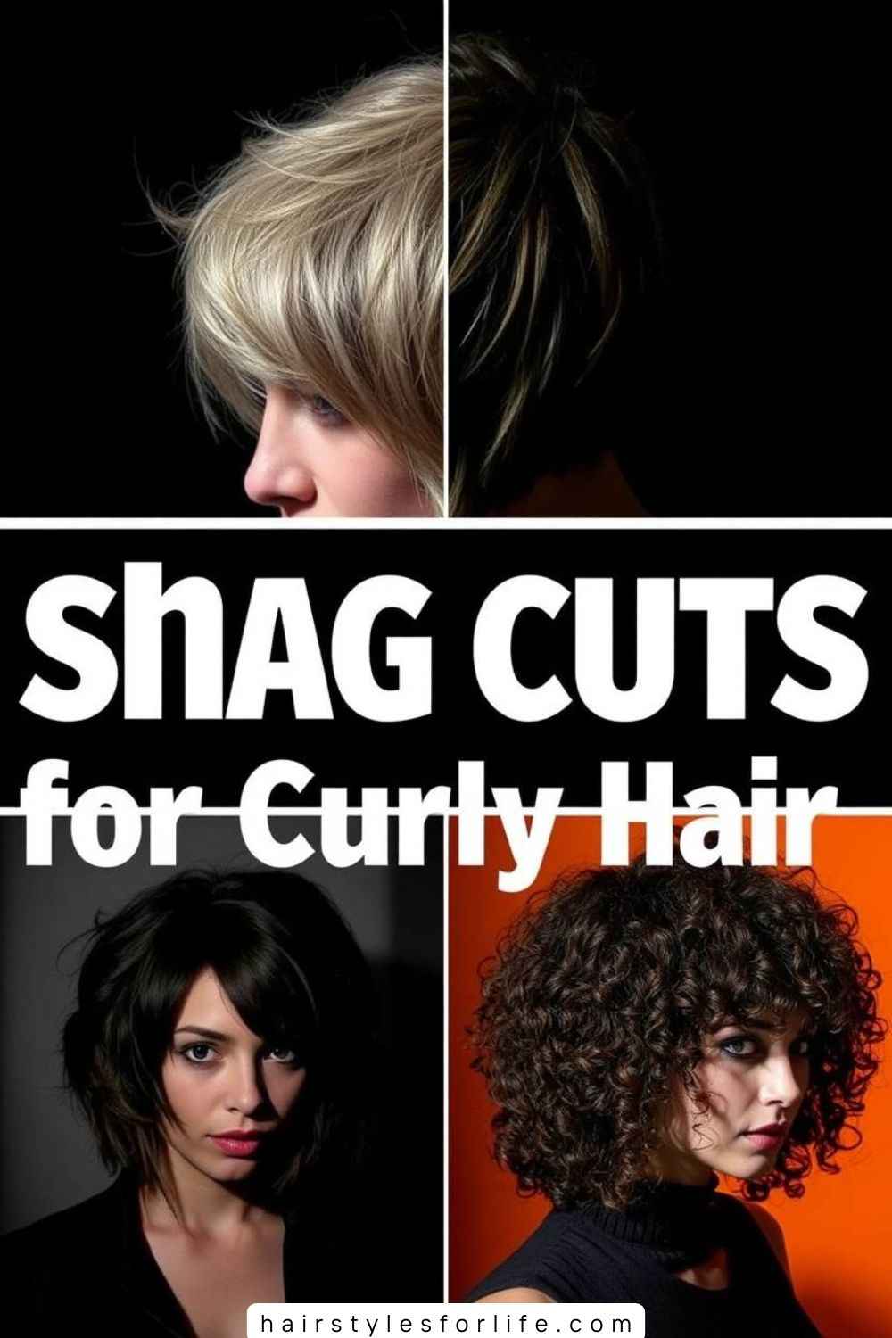Shag Cuts Ideas for Curly Hair