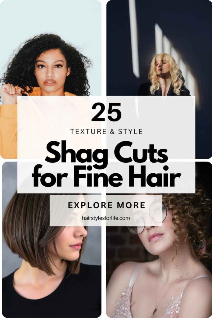 Shag Cuts for Fine Hair