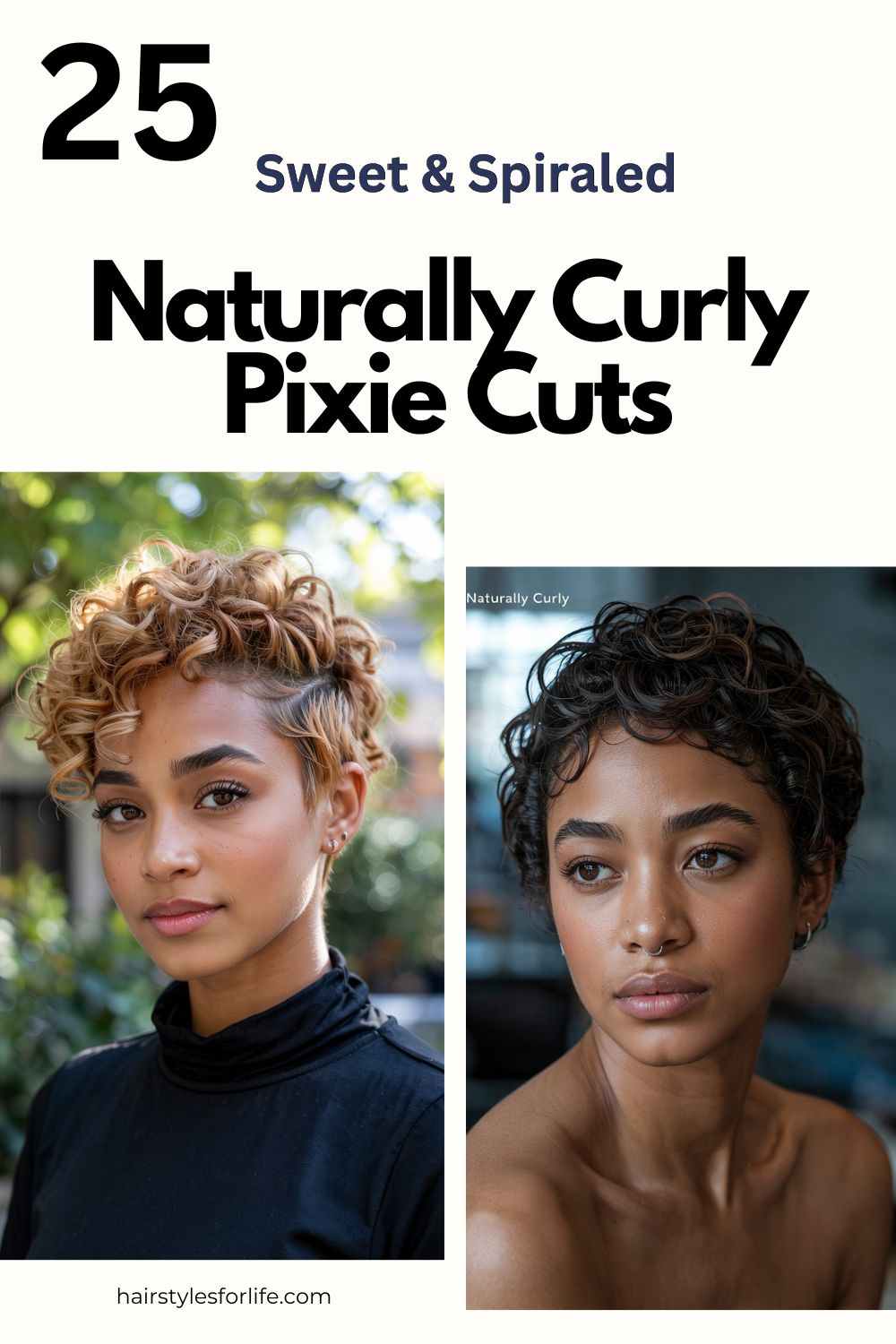 Naturally Curly Pixie Cuts