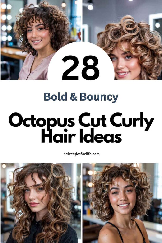 Octopus Cut Curly Hair Ideas