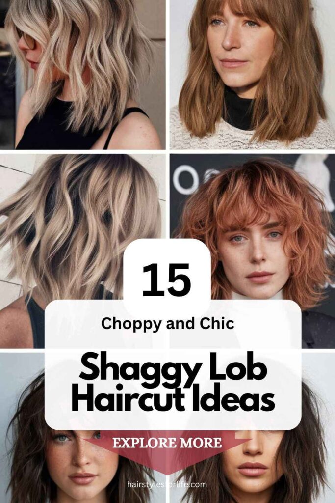 Shaggy Lob Haircut Ideas