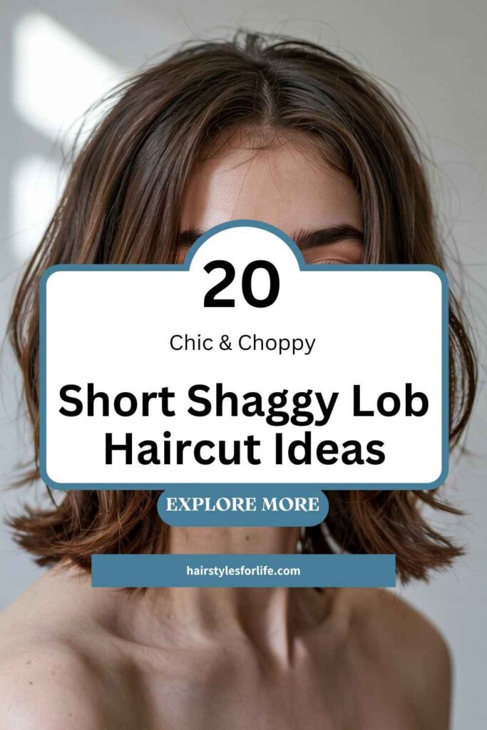 Short Shaggy Lob Haircut