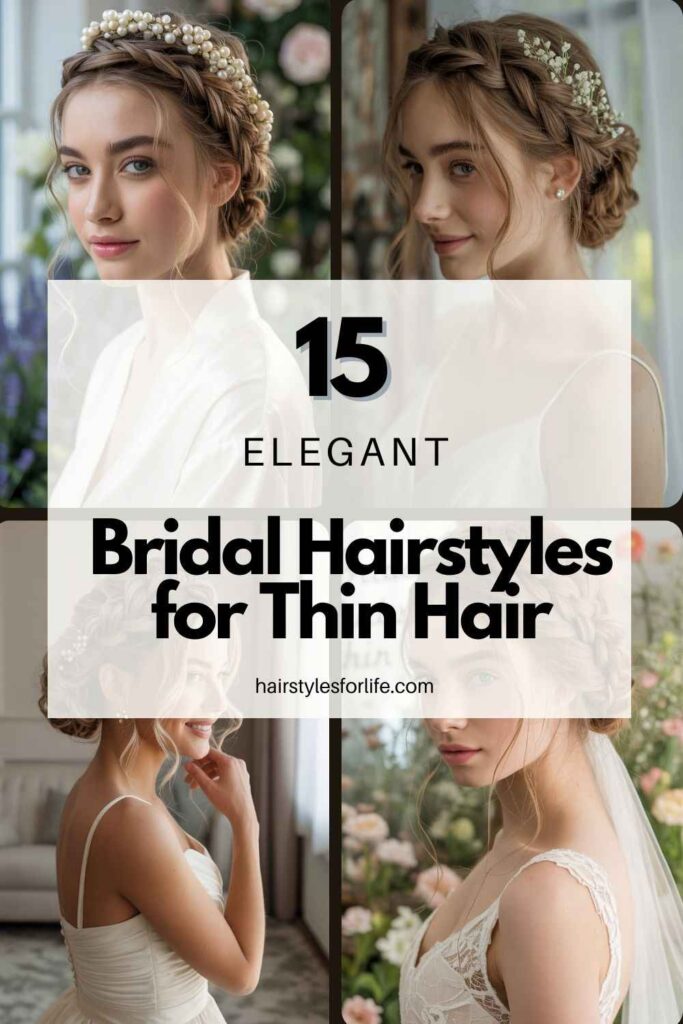 Bridal Hairstyles for Thin Hair