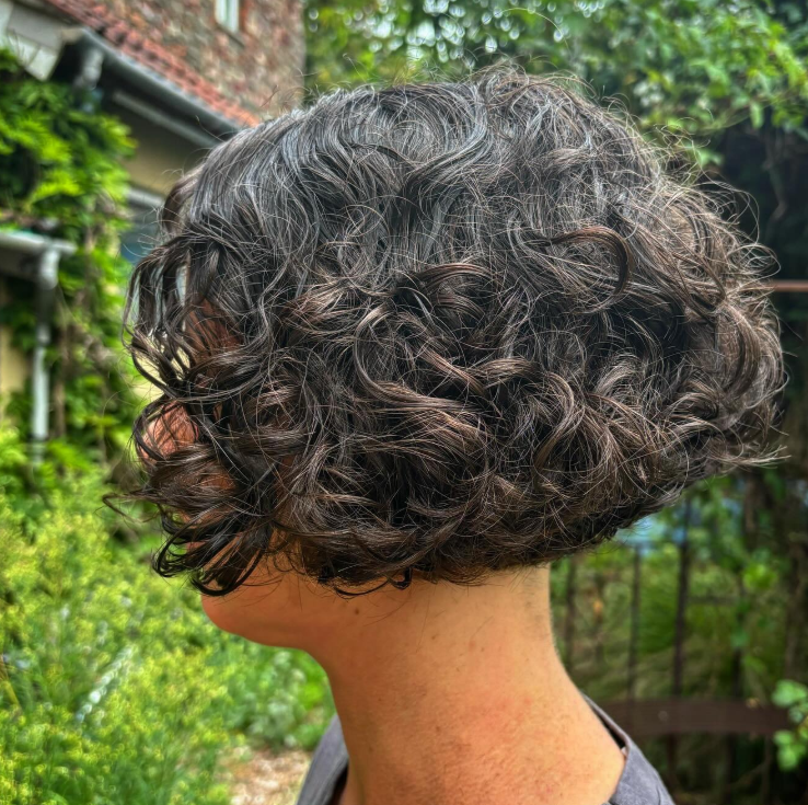 Curly Short Bob