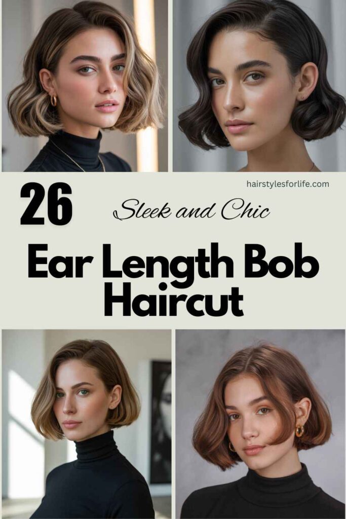 Ear Length Bob Haircut