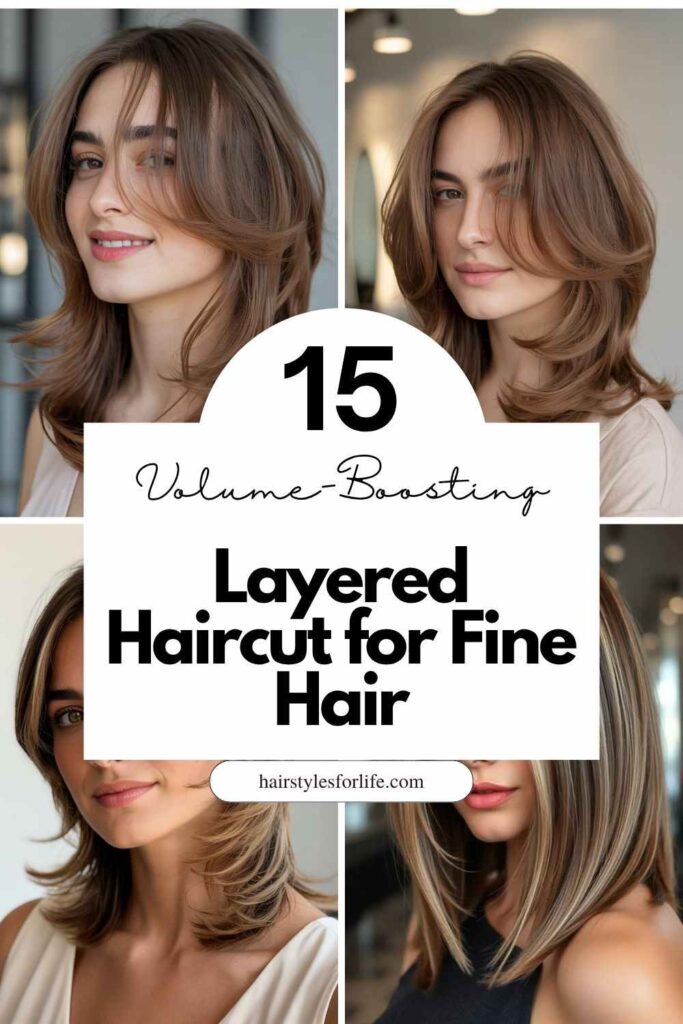 Layered Haircut for Fine Hair