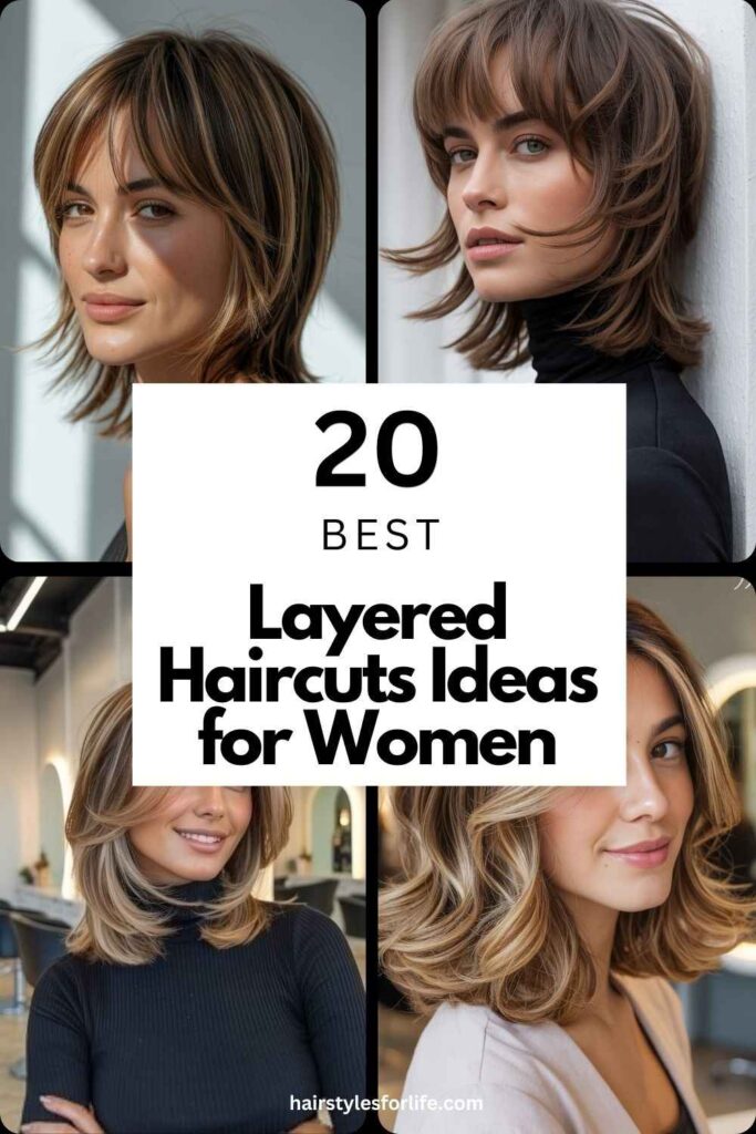 Layered Haircuts Ideas for Women