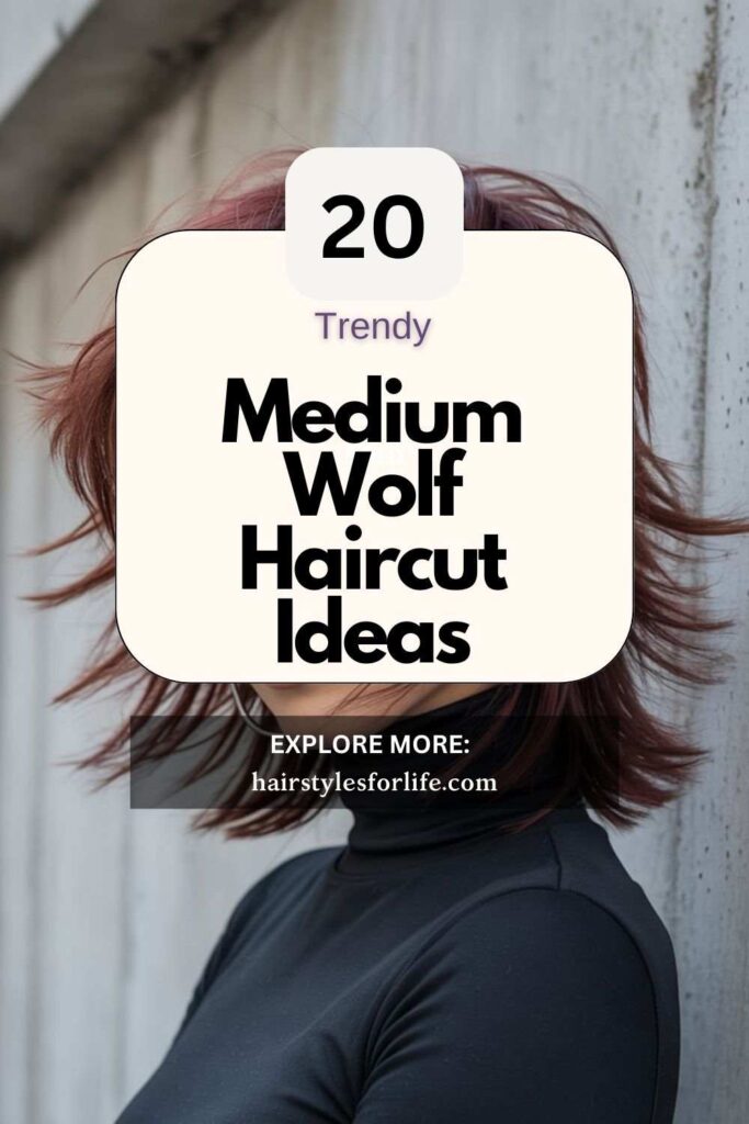 Medium Wolf Haircut Ideas