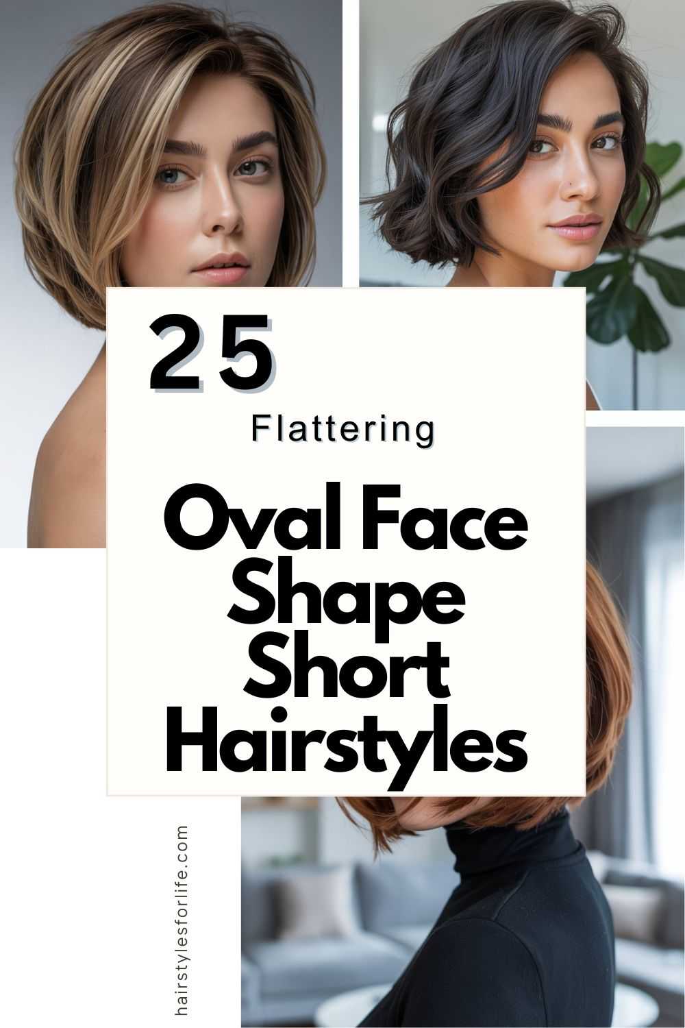 Oval Face Shape Short Hairstyles