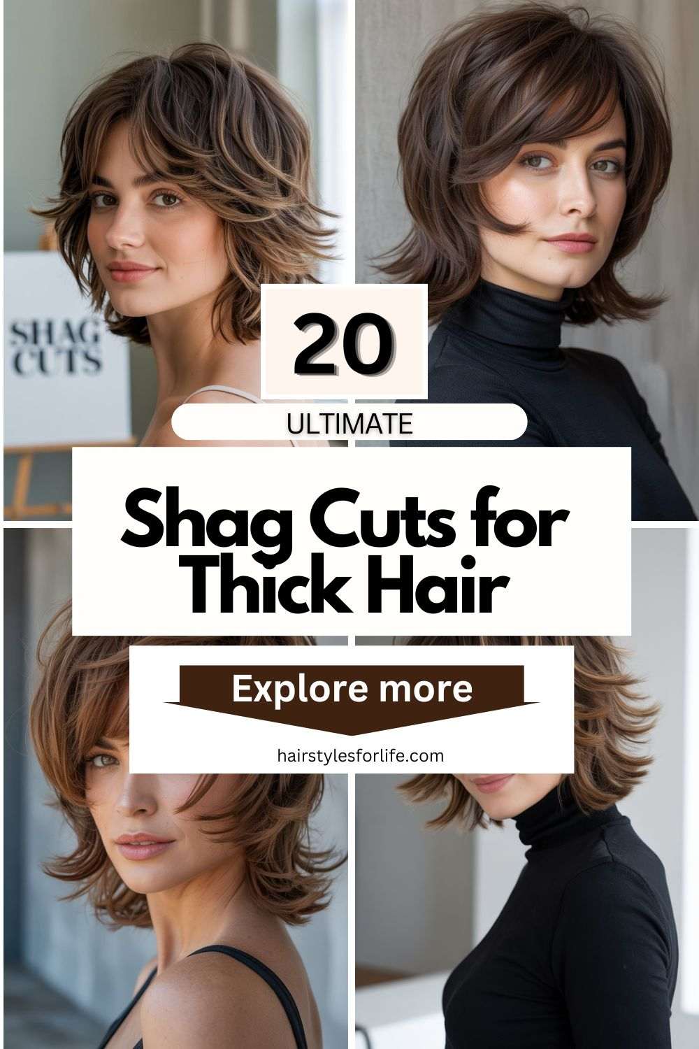 Shag Cuts for Thick Hair