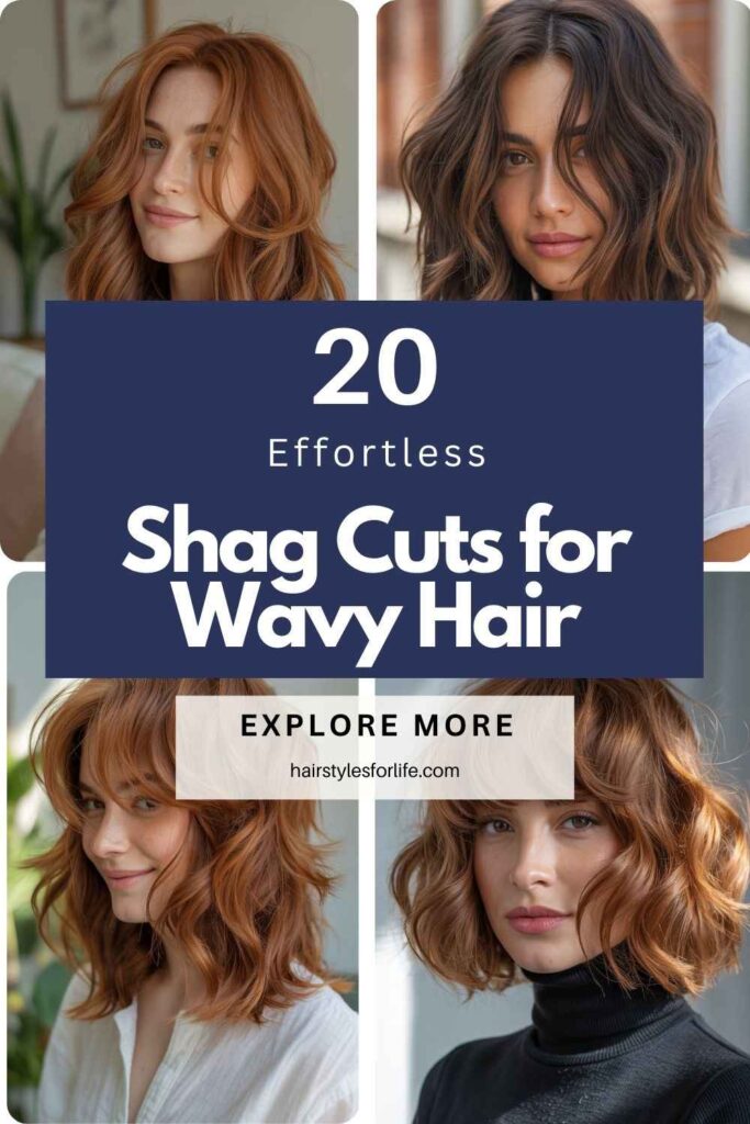 Shag Cuts for Wavy Hair