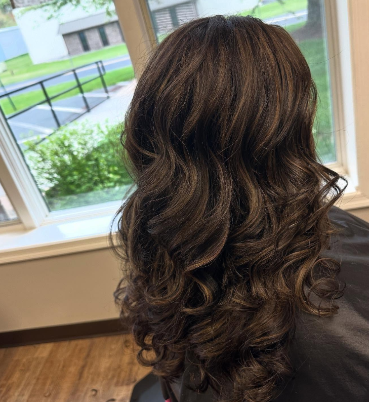 Messy Top Knot with Flyaways