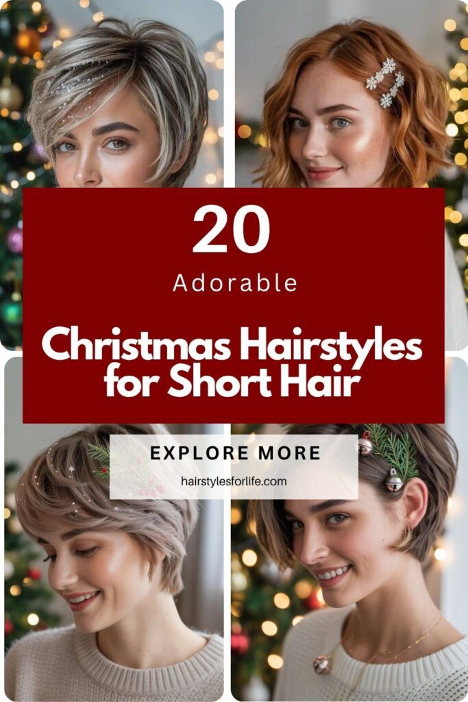 Christmas Hairstyles for Short Hair