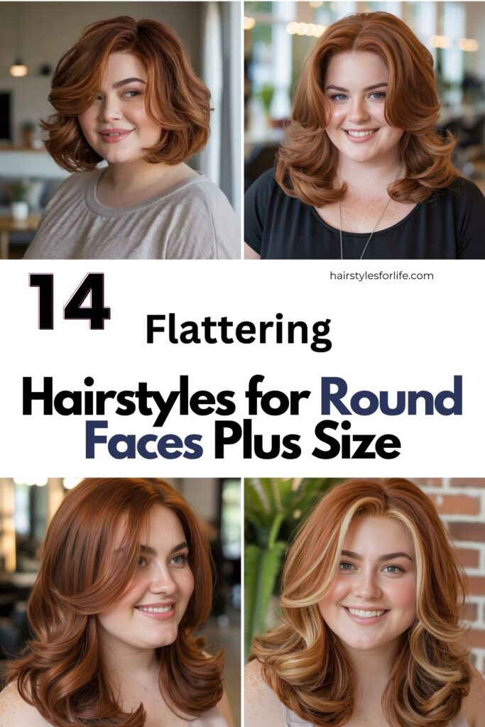 Hairstyles for Round Faces Plus Size