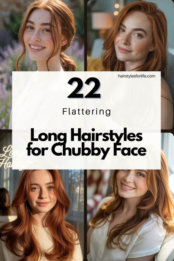 Long Hairstyles for Chubby Face