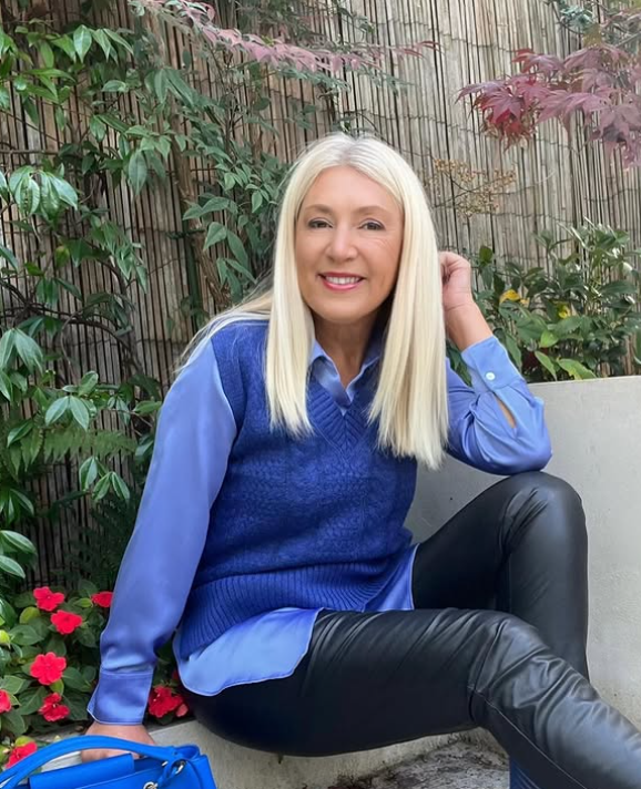 Long Straight Hair with Middle Part