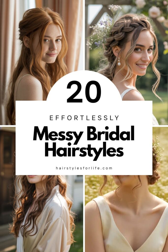 Messy Bridal Hairstyles