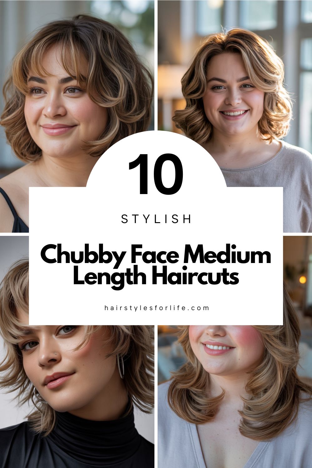 Chubby Face Medium Length Haircuts