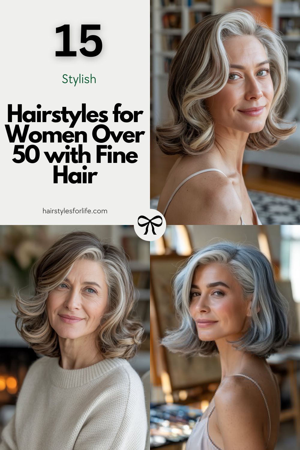 Hairstyles for Women Over 50 with Fine Hair