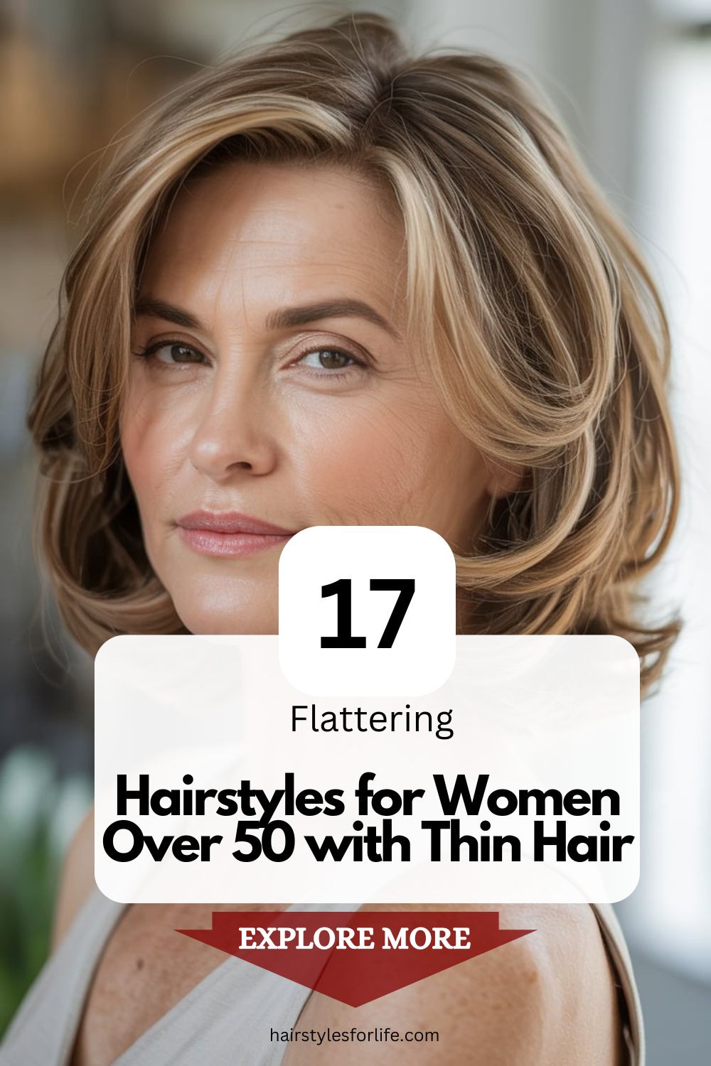 Hairstyles for Women Over 50 with Thin Hair