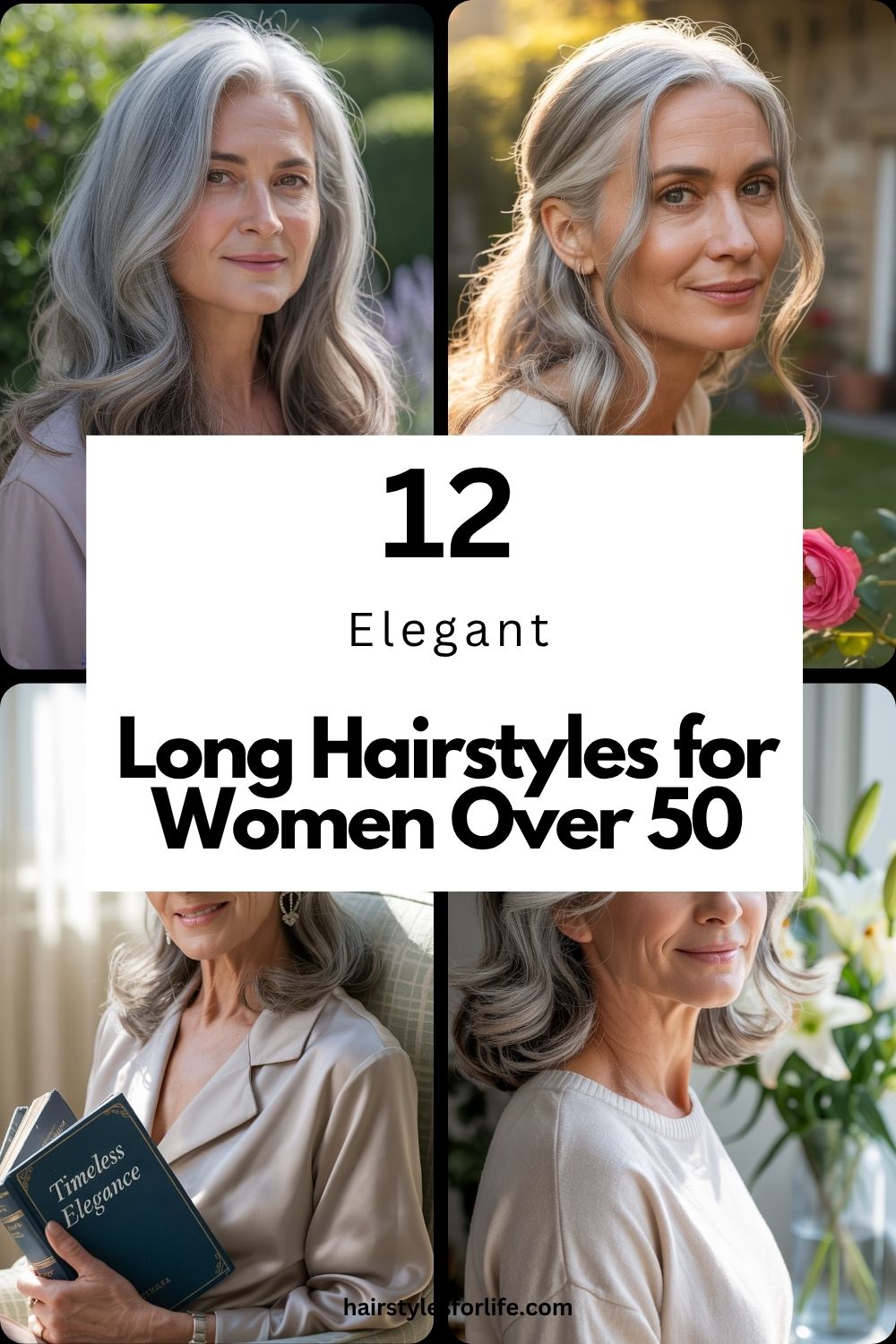 Long Hairstyles for Women Over 50