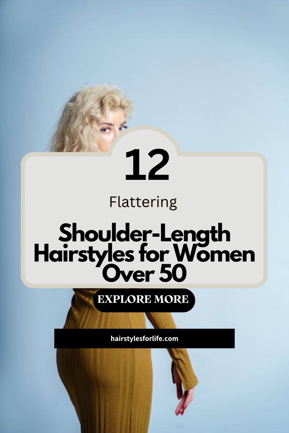 Shoulder-Length Hairstyles for Women Over 50