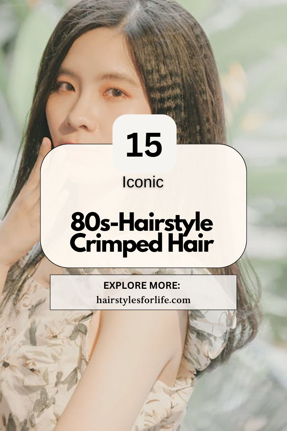 80s-Hairstyles Crimped Hair