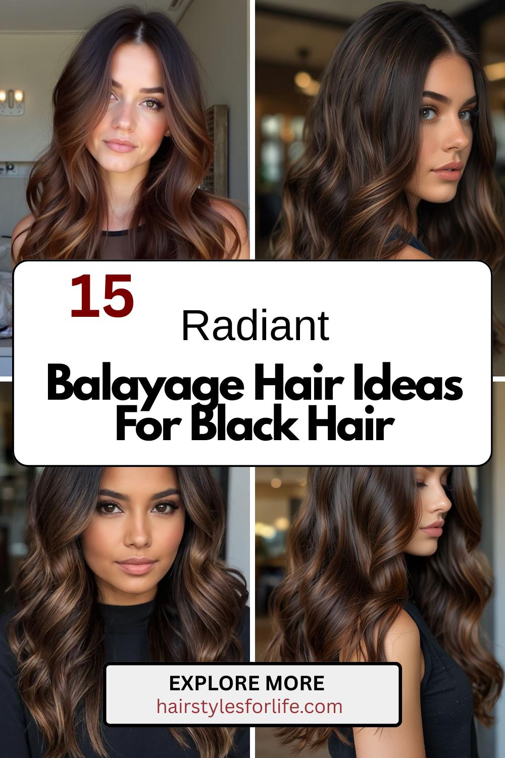 Balayage Hair Ideas For Black Hair