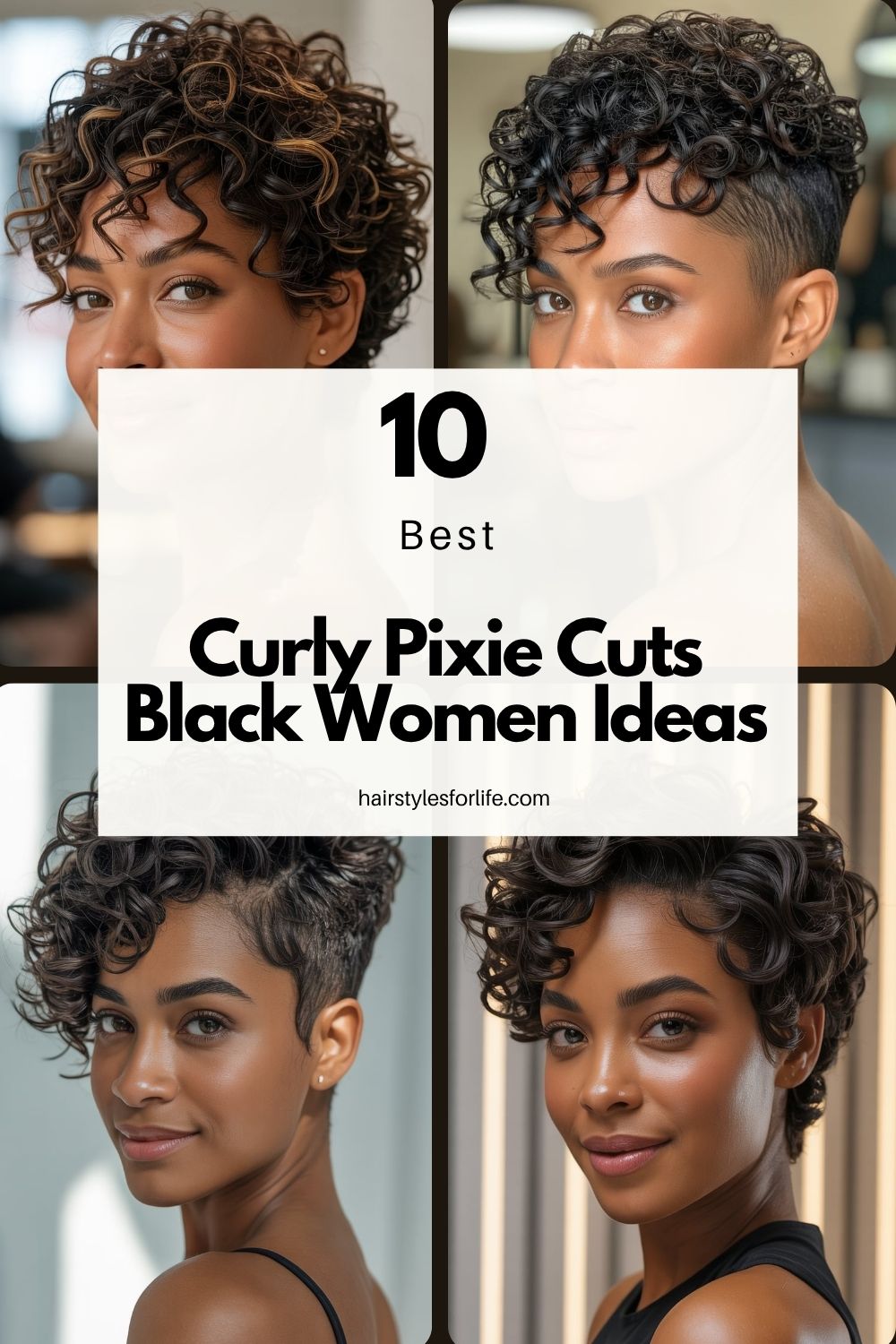 Curly Pixie Cuts Black Women