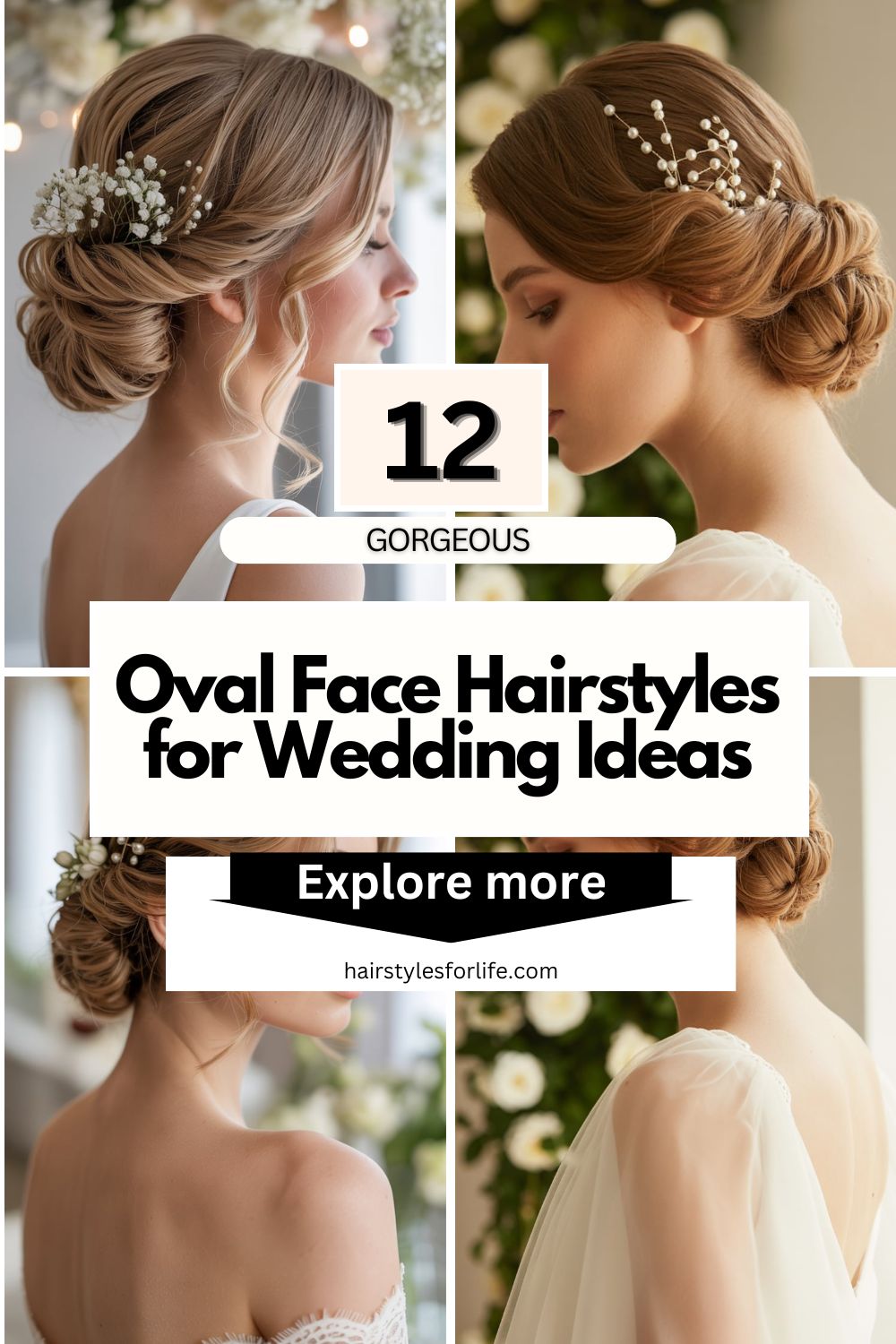 Oval Face Hairstyles for Wedding