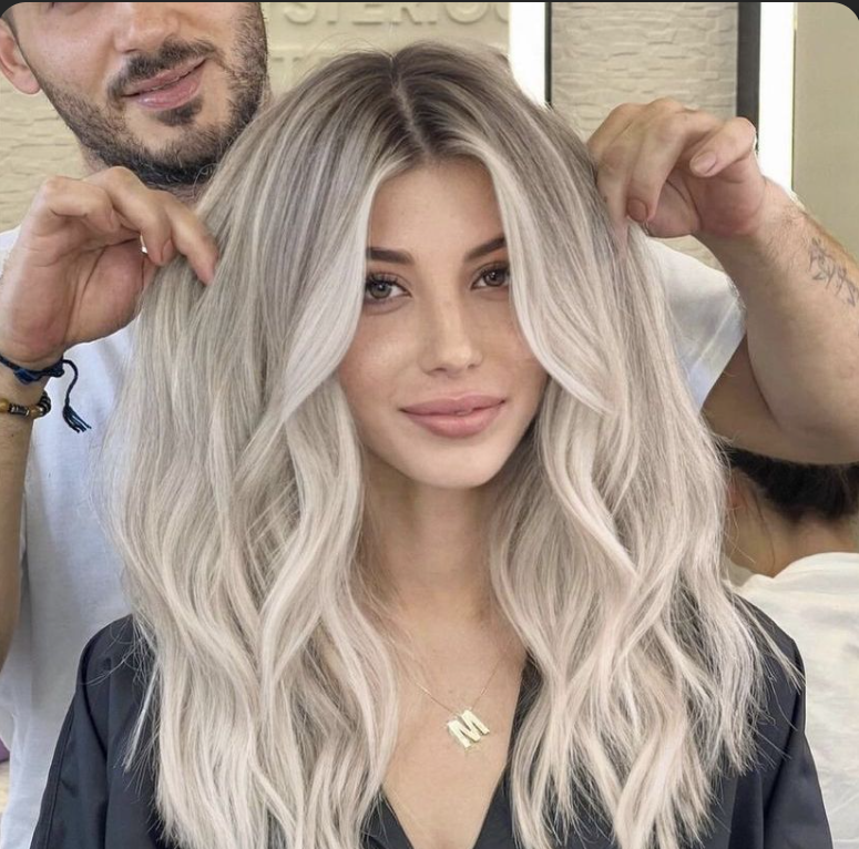 Platinum Ice Balayage