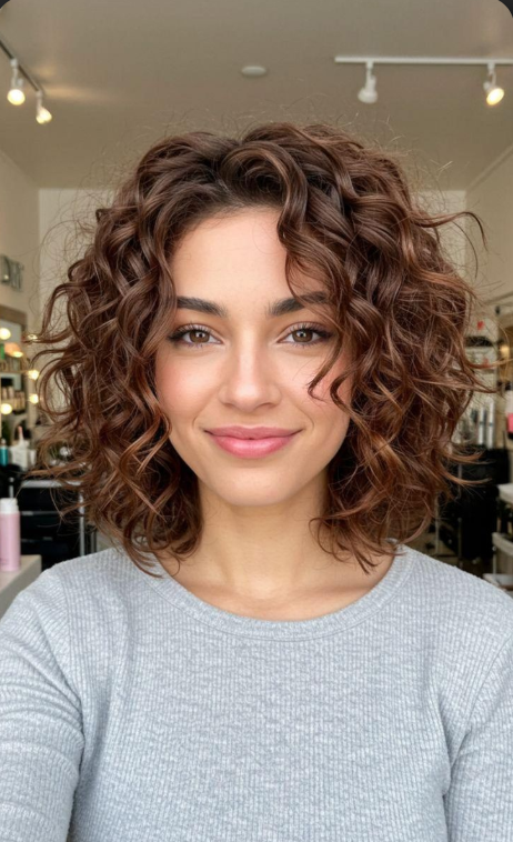 Short Layered Curls