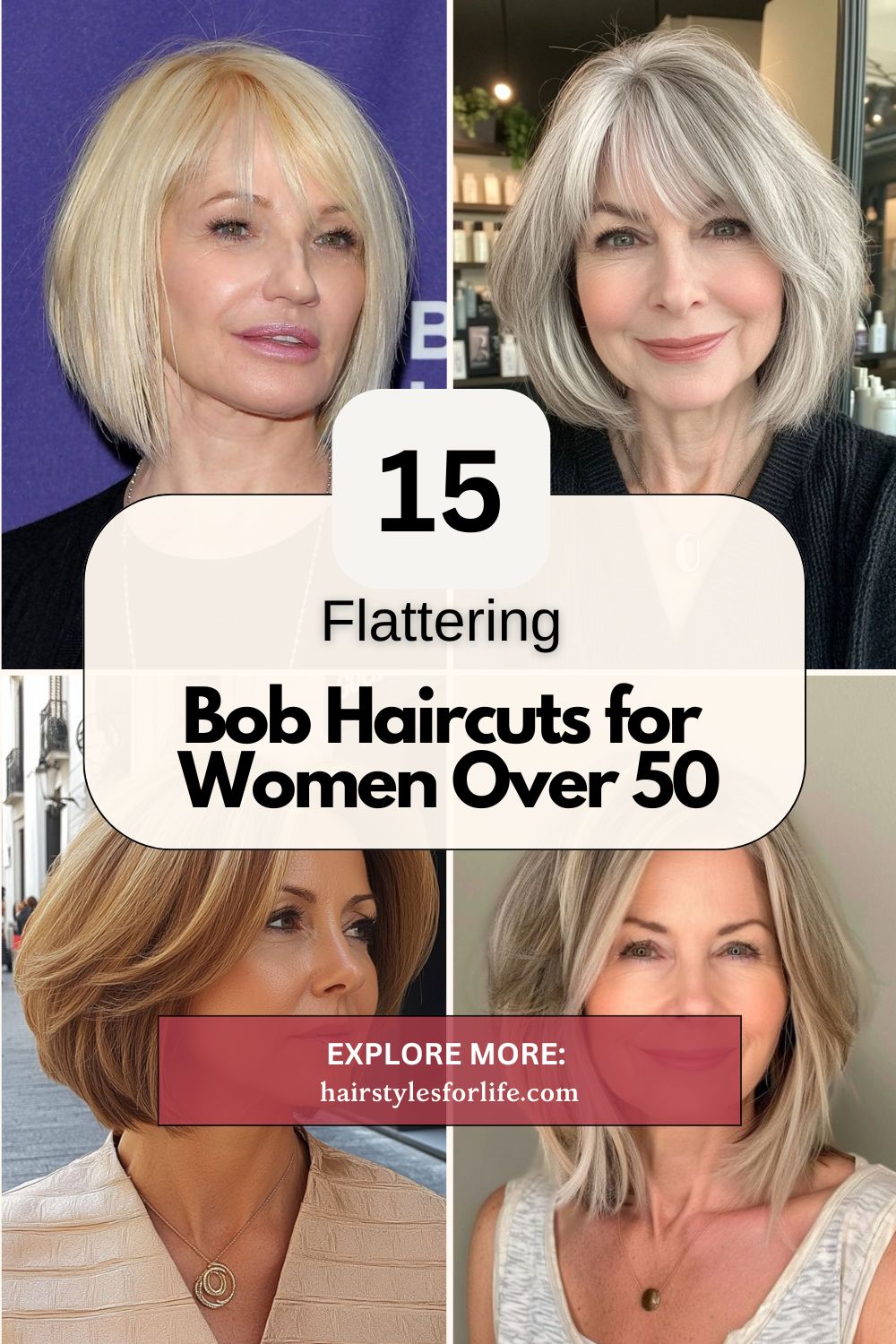 Bob Haircuts for Women Over 50
