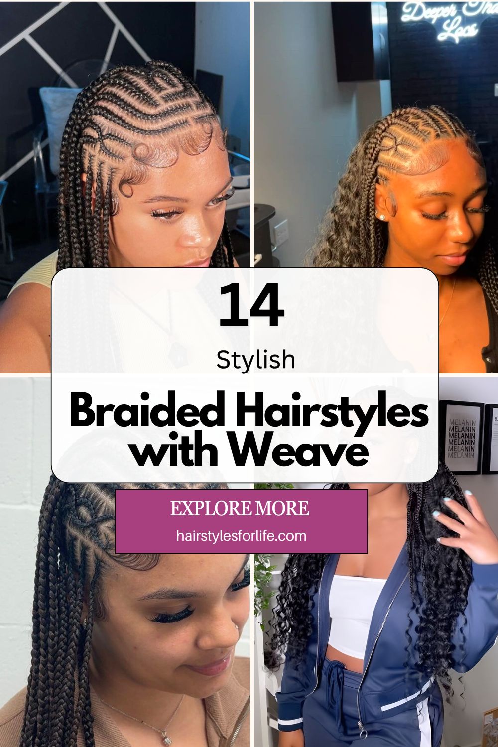 Braided Hairstyles with Weave
