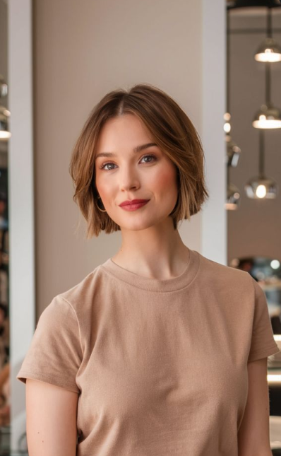 Ear Length Cut for Fine Hair