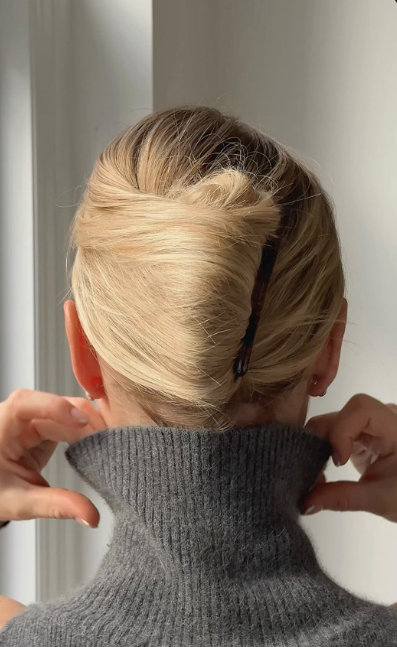 French Twist for Short Hair