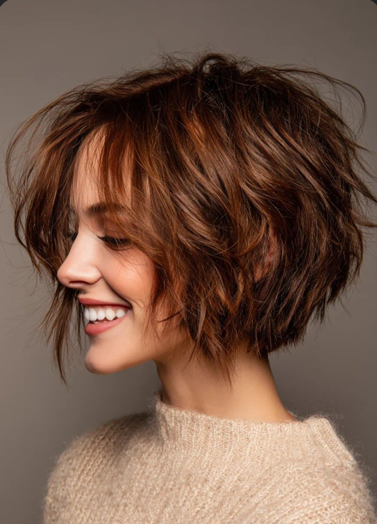 Short Choppy Bob