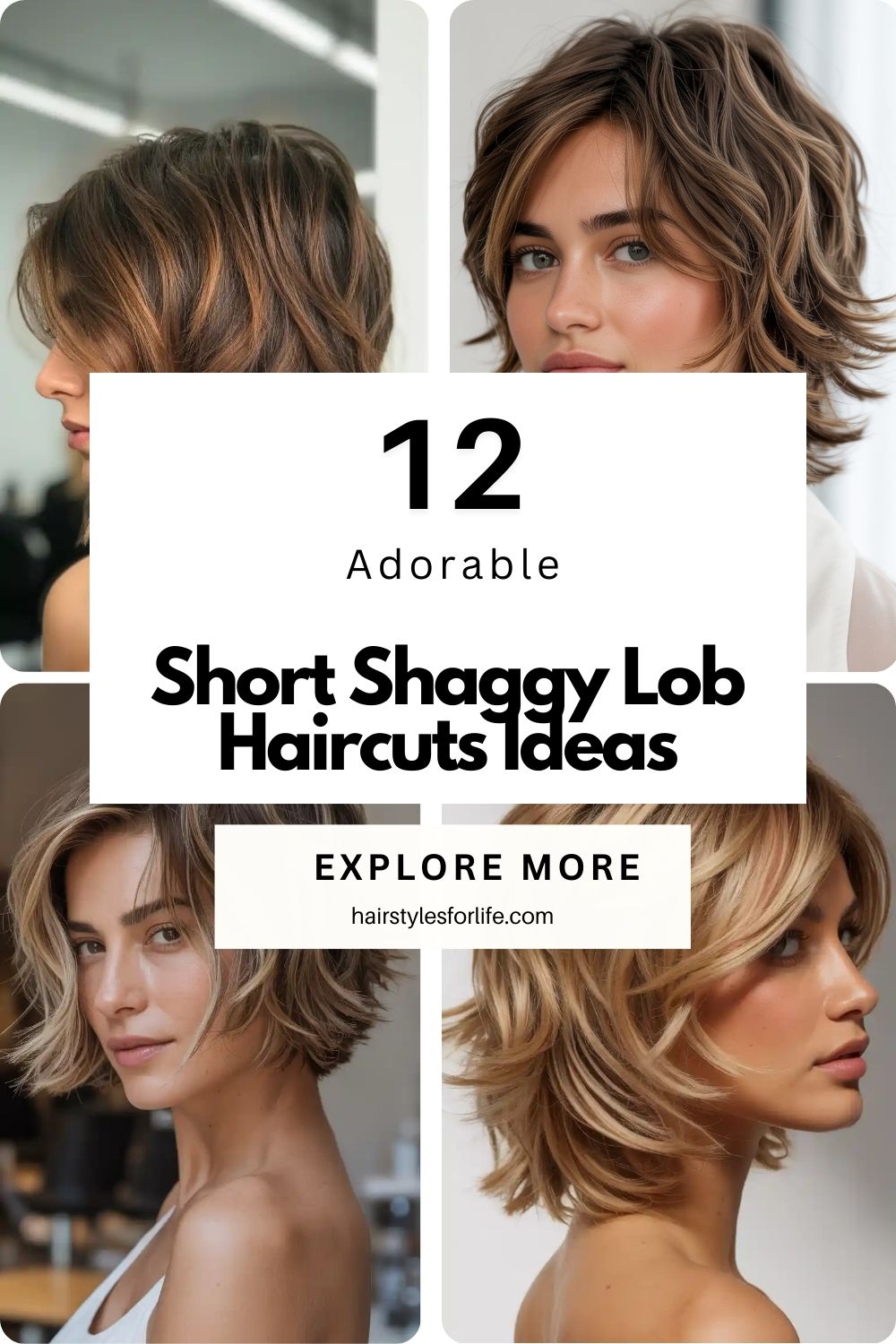 Short Shaggy Lob Haircuts Ideas