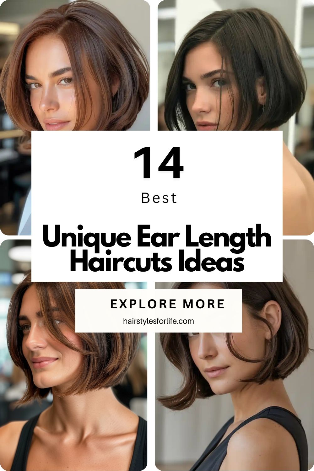 Unique Ear Length Haircuts Ideas