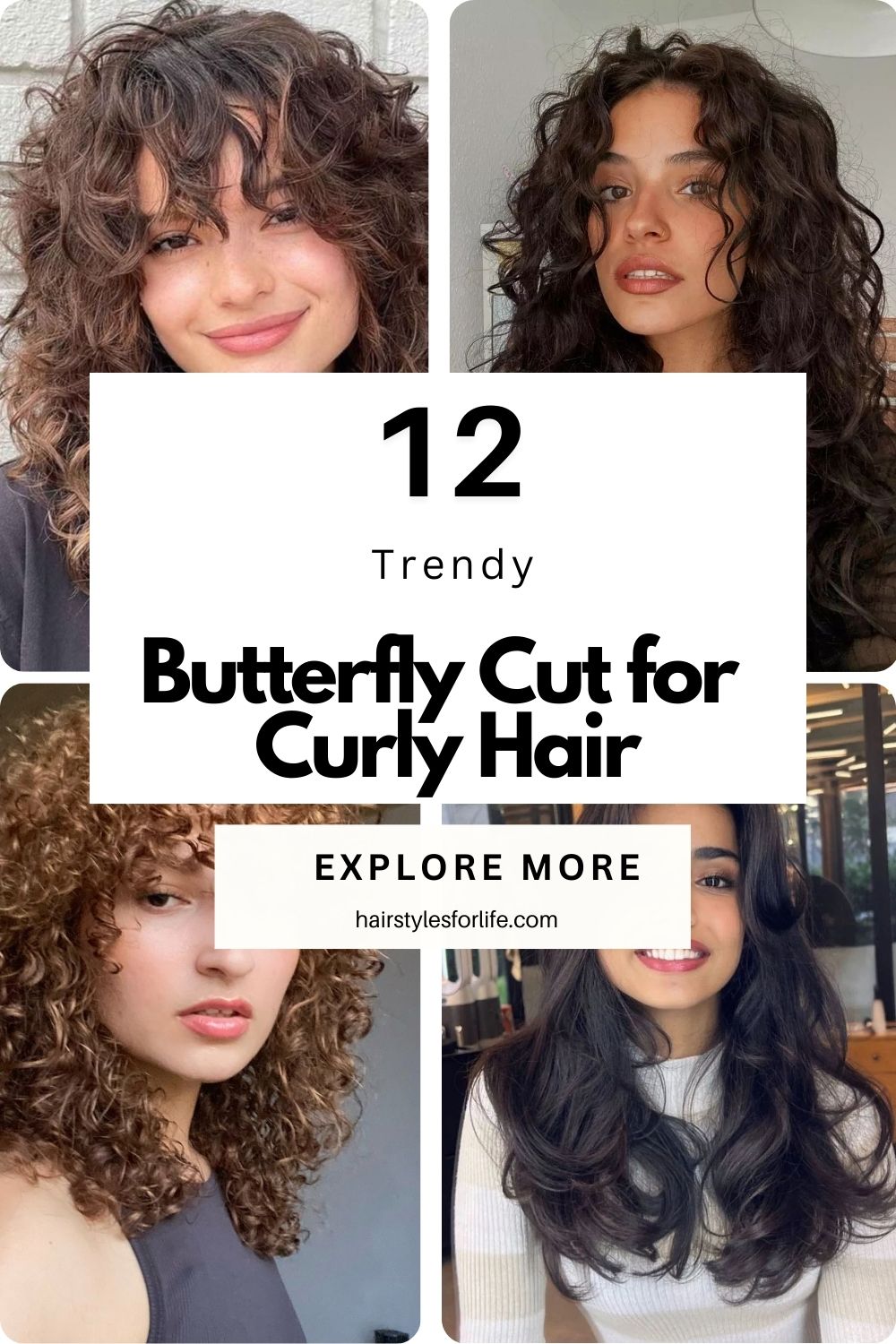 Butterfly Cut for Curly Hair​
