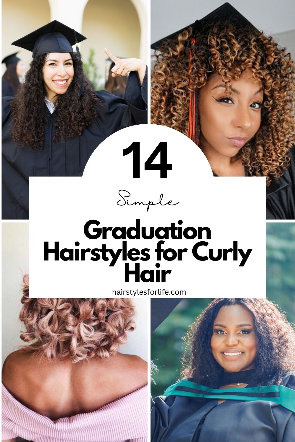 Graduation Hairstyles for Curly Hair