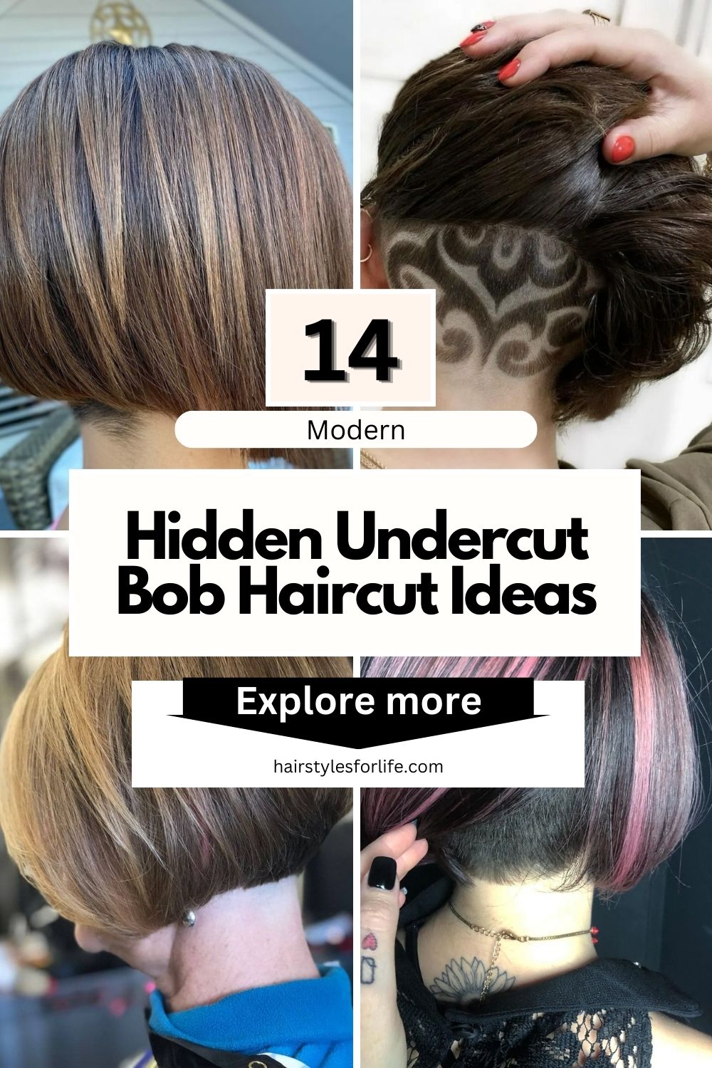 Hidden Undercut Bob Haircut Ideas