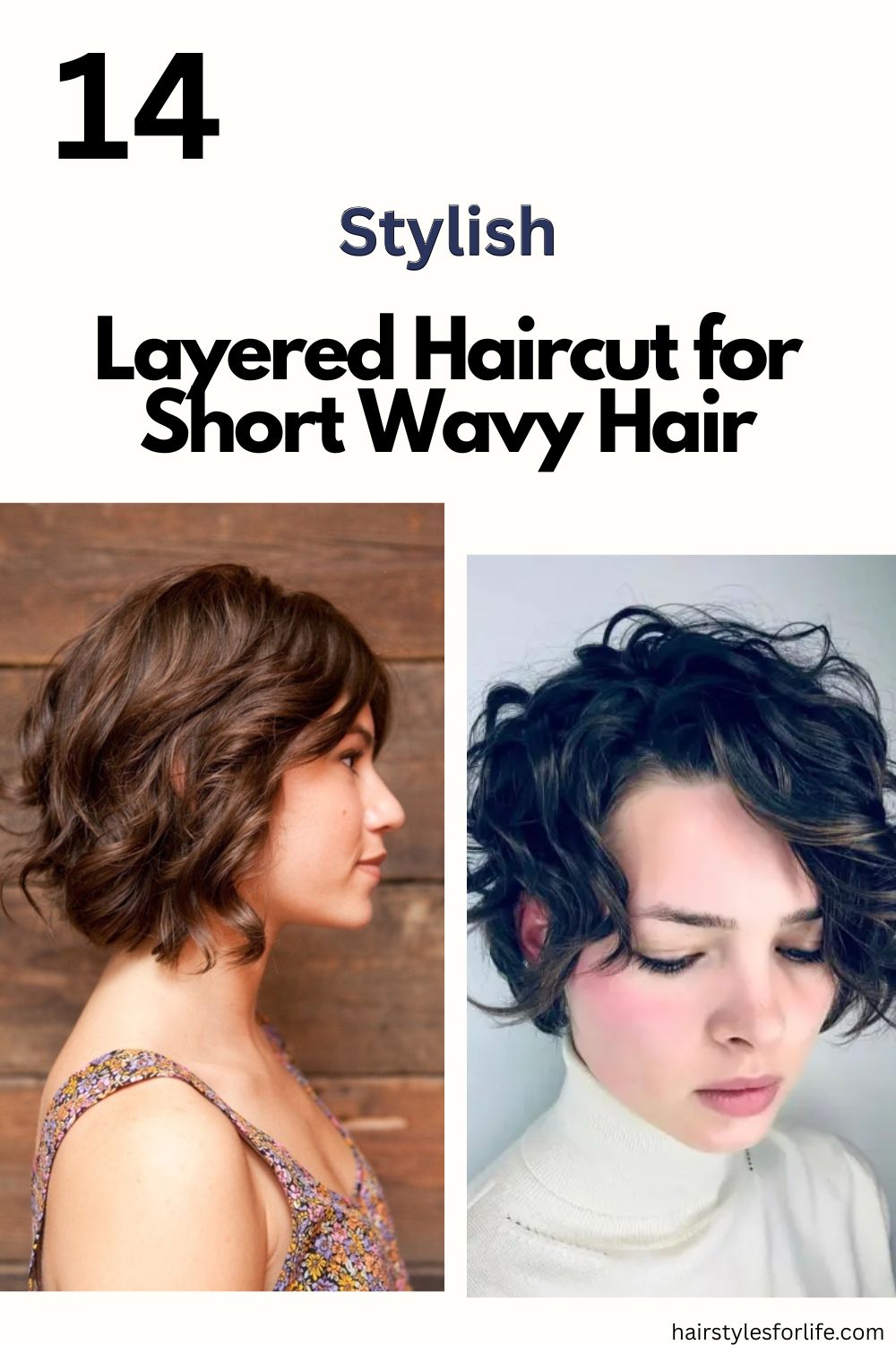 Layered Haircut for Short Wavy Hair