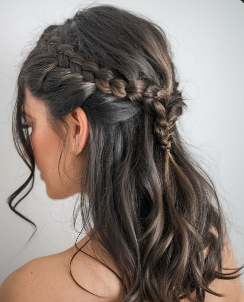 Medium Length Braided Style
