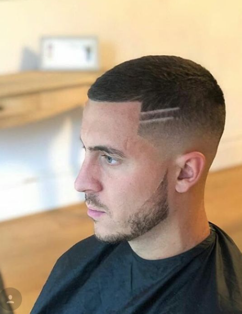 Short Fade with Side Line