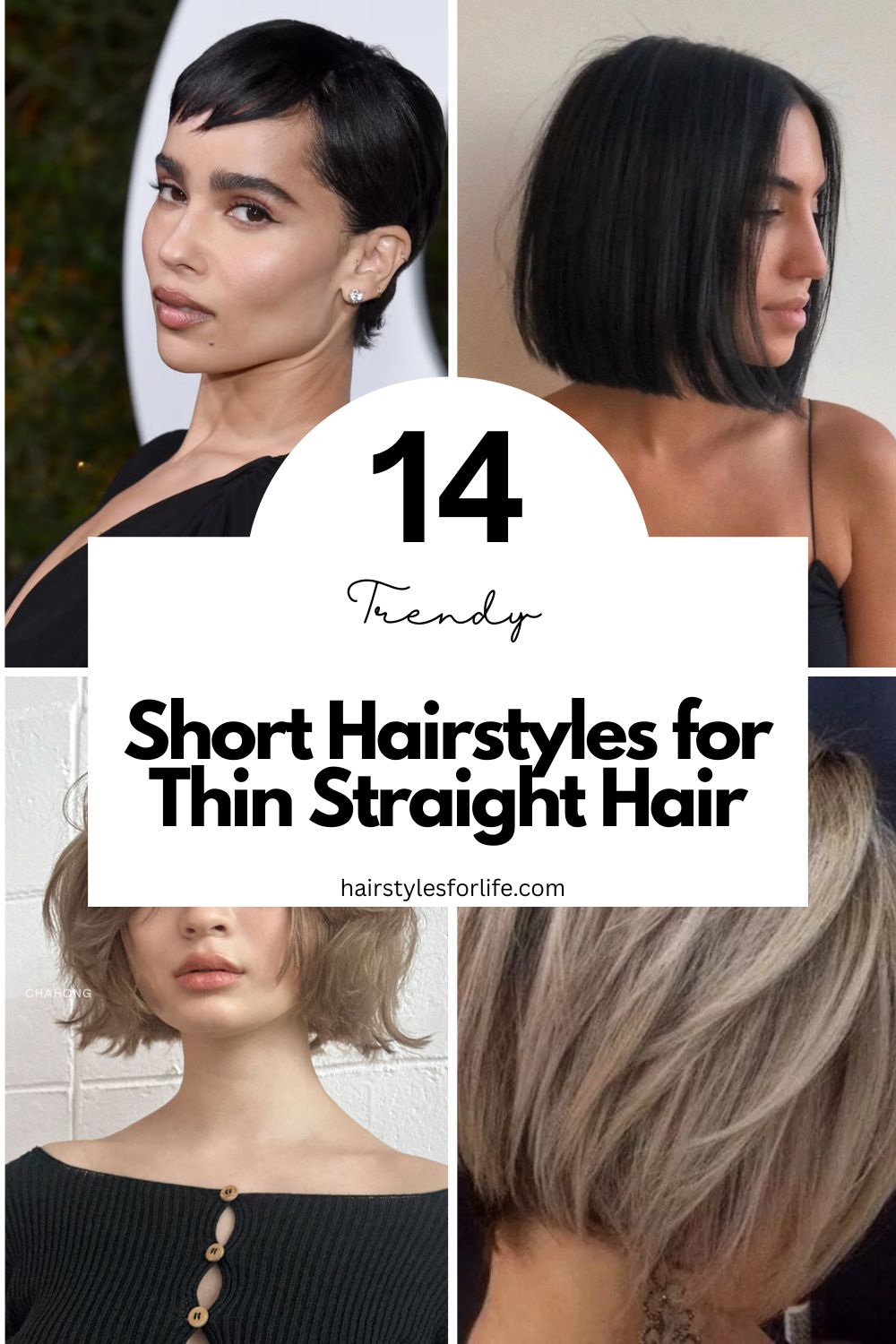 Short Hairstyles for Thin Straight Hair