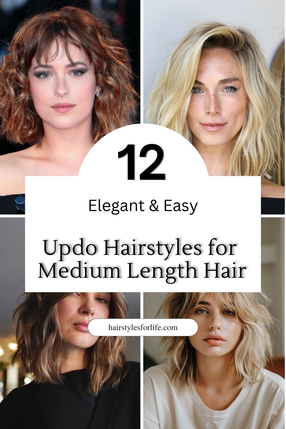 Updo Hairstyles for Medium Length Hair