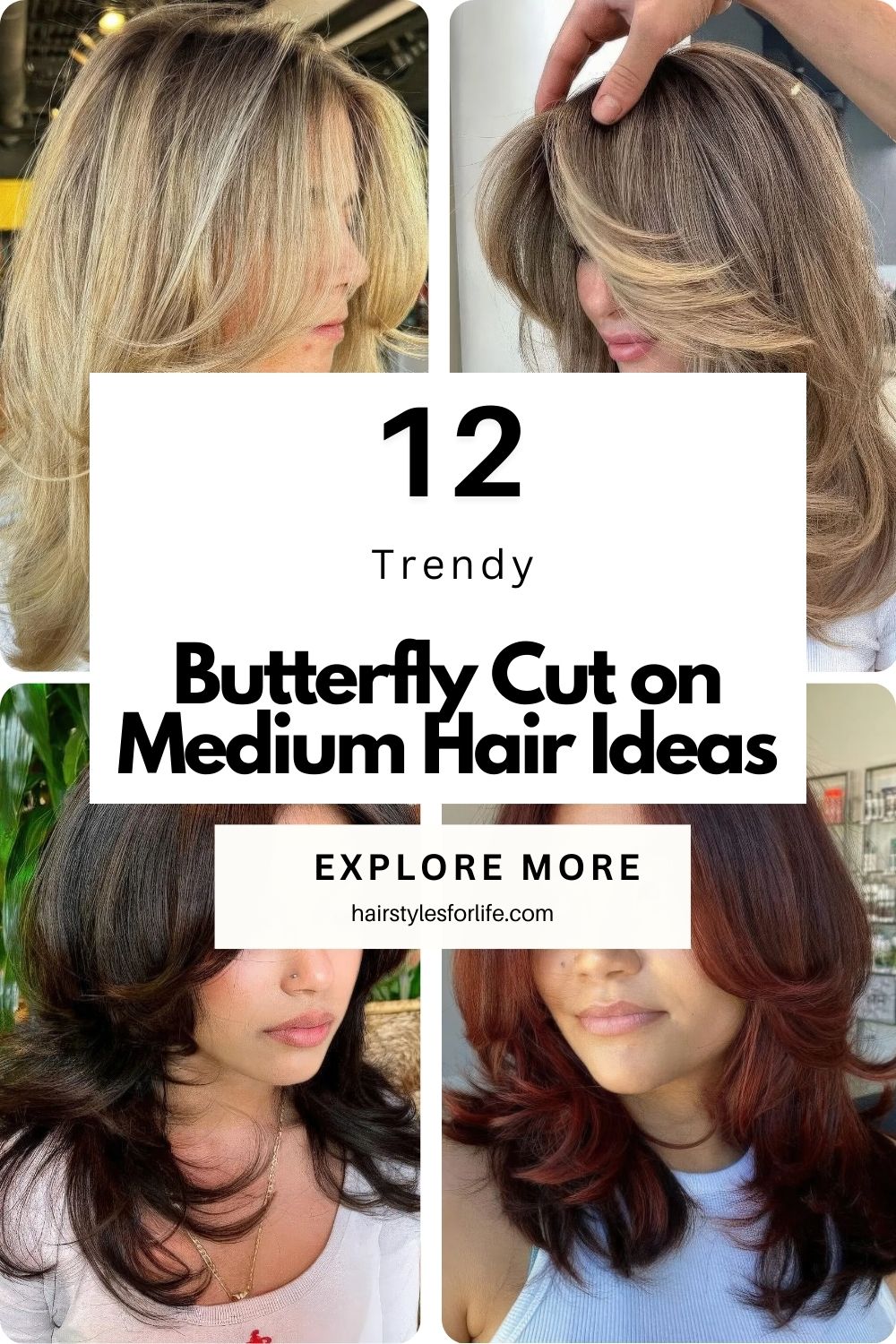 Butterfly Cut on Medium Hair